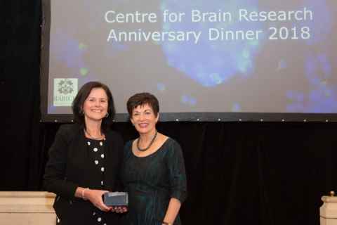 Dame Patsy Reddy with Marika Eszes