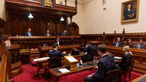 High Court courtroom