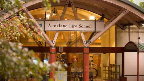 Auckland Law School entrance