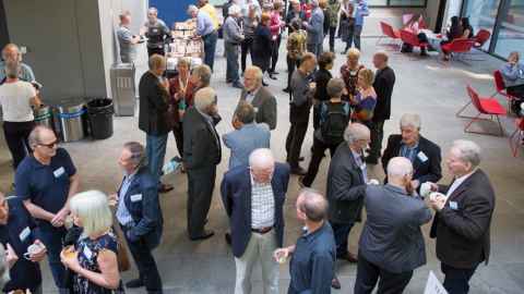Alumni gather at Grafton Campus for the reunion weekend