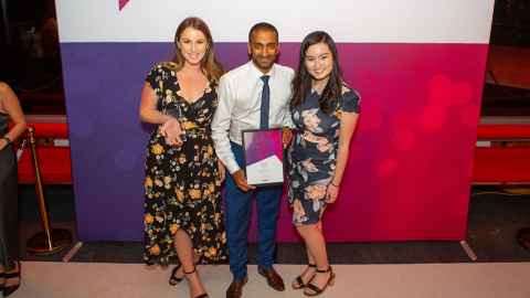 Olivia Flack, Shailan Patel and Mildred Wong