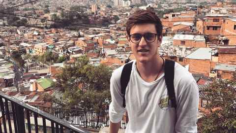 Jonathan Burkin in Medellín.