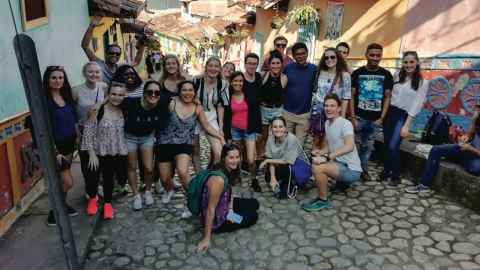 Medellin intern group (Image: Sophie Offner)