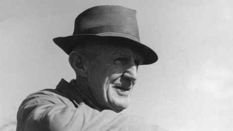 Black-and-white photo of George McWhirter