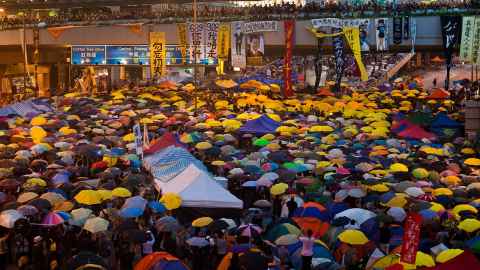 Hong Kong has seen street demonstrations before: In 2014 the Umbrella Movement, or Occupy Central, shut city streets for 77 days in protest against changes to universal suffrage..