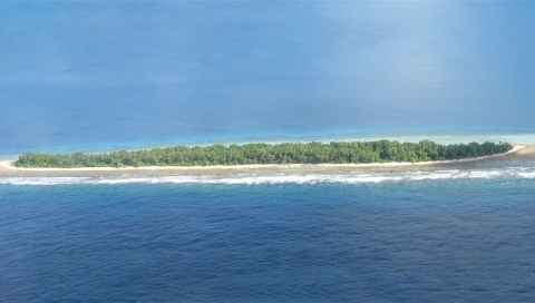 Fatato atoll in Tuvalu
