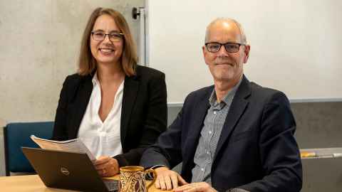 Associate Professor Natalie Walker and Professor Chris Bullen
