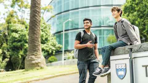 Taylors College students at the University of Auckland