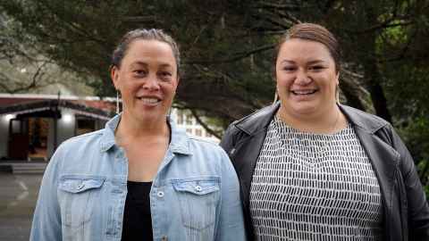 Aorewa Nahi and Keeghan O’Meara Hei Hei.
