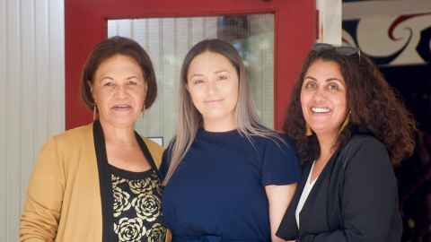 Veronica Peri, Jessie Patch and Māia Hetaraka.