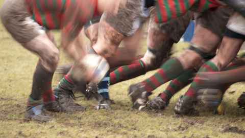 People playing rugby