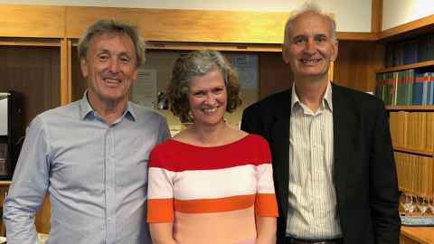 Professor Paul Rishworth QC, Professor Janet McClean QC, and Professor Peter Watts QC.