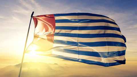 The flag of West Papua