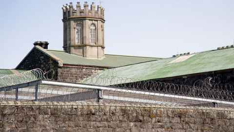 An image shows the rooftop of Mt Eden Prison, Auckland: former inmates released during Covid-19 face difficult times. Photo: iStock