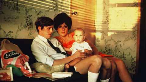 Baby Simon with parents Brian and Janice