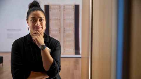 Ane Tonga, Pacific Art Curator at Auckland Art Gallery.