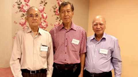 Three University of Auckland friends in 2019 in Kota Kinabalu, Malaysia.