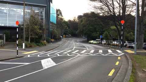 A zebra crossing.
