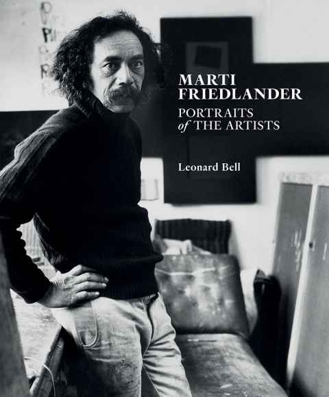 Book cover: Marti Friedlander: Portraits of the artists.
