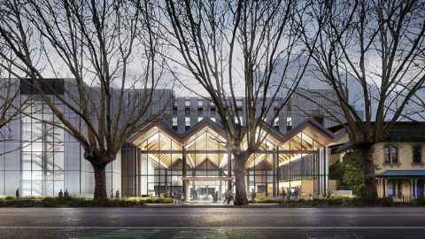 Artist's impression of Building 201 from Symonds St