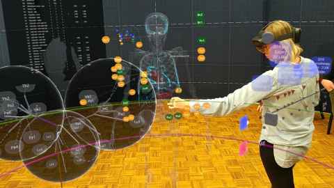 A view of virtual reality.