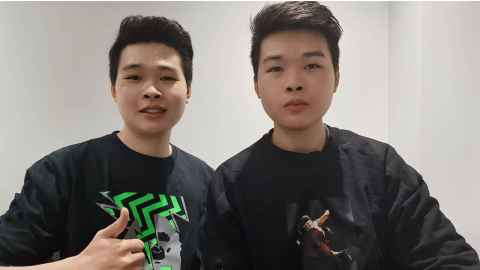 Michael (left) and Nicholas Pudjihartono.