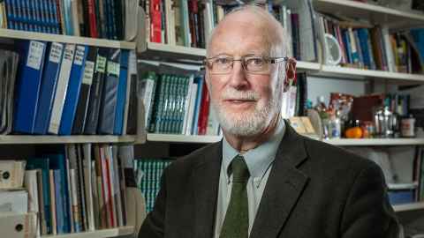 Associate professor Stephen Hoadley began his teaching career at Auckland 50 years ago.