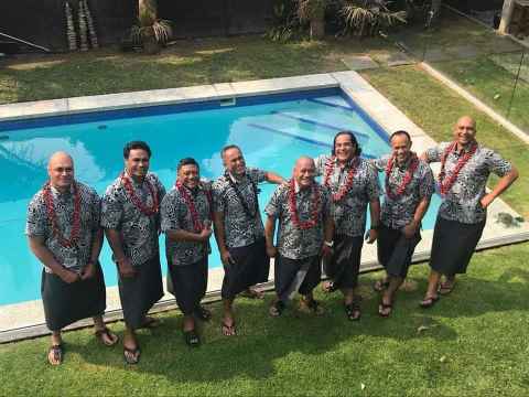 Manu Samoa Old Boys, choir tour 2019. At Middlemore Hospital.