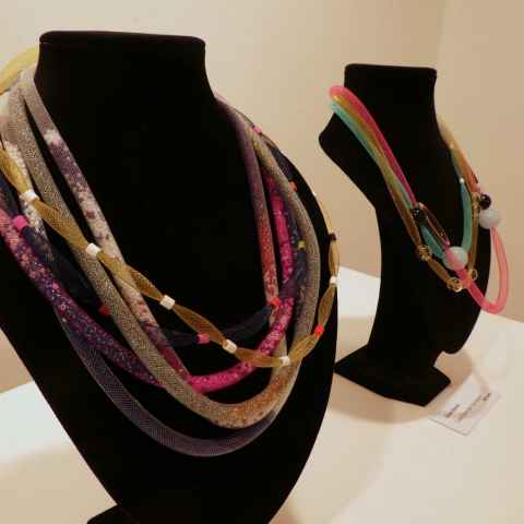 Diane Brand necklaces.