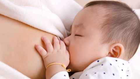 Breastfeeding.