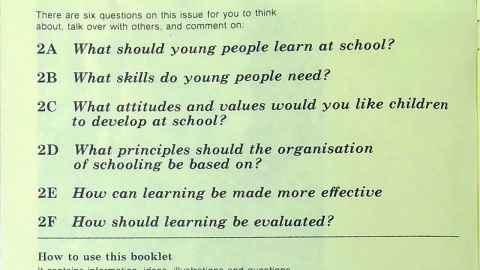 1985 review of NZ education