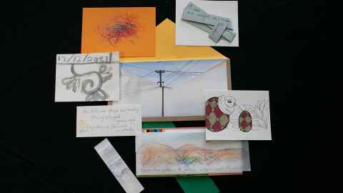 Cards and envelopes.