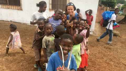 Mel in Sierra Leone. 