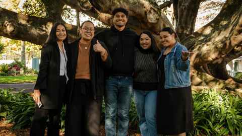 Members of the Malosi Project posing for a photo.