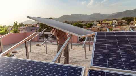 Solar panel install