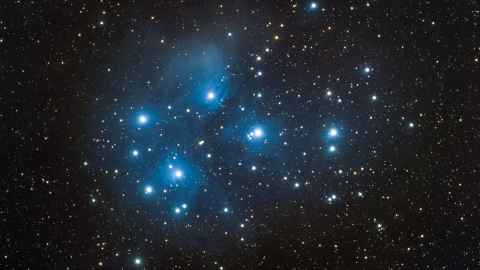 The star cluster of Matariki, also known as the Pleiades.