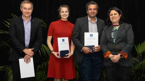 julian Paton, Julia Shanks and Rohit Ramchandra.