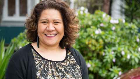 Jemaima Tiatia, smiling.