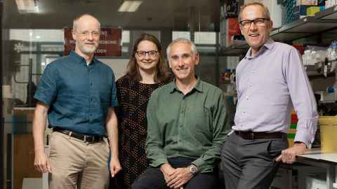 Professor Stefan Bohlander, Dr Michelle Wilson, Professor Cristin Print, Professor Peter Browett