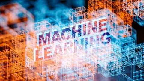 The words 'Machine learning'.