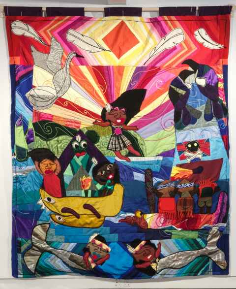 Ron Te Kawa's artwork The Natives Must Be in Awe.