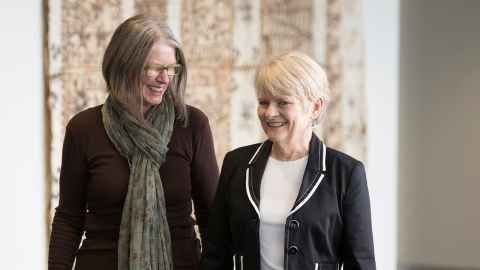 Claire Dale and colleague Susan St John