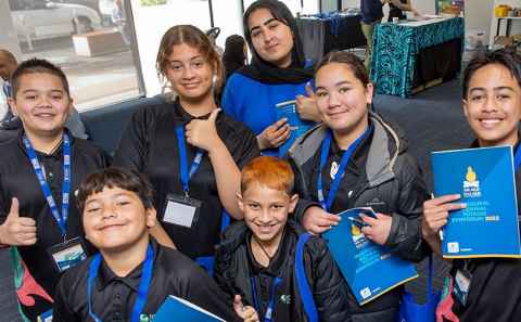 Pupils from Wiri Central School