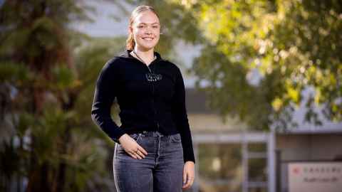 Huarahi Māori student, Tayla Faddy.