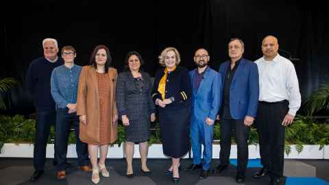 Will Charles, JR Rowland, Parmeet Parmar, Ayesha Verrall, Judith Collins, Lawrence Xu-Nan, Business Kaiārahi Hone Thorpe and Science Kaiārahi Teariki Tuiono