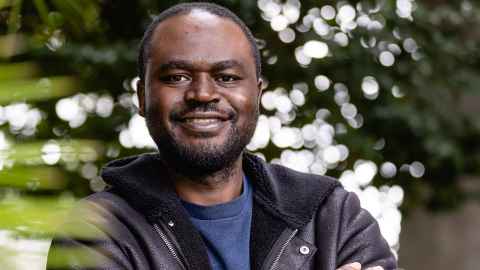 Doctoral candidate Bernard Sama
