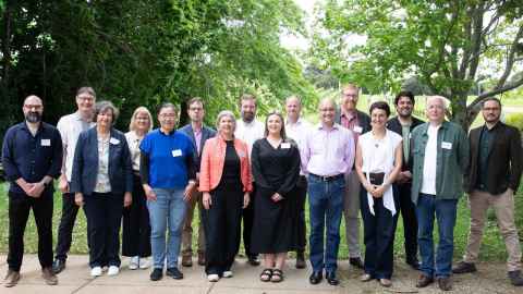 Academics from around the world attended the workshop on Waiheke Island.
