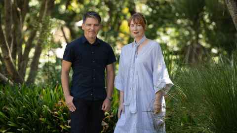Shaun Higgins and Catherine Hammond at Auckland Domain