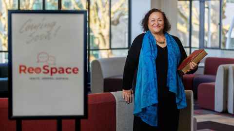 Abigail McClutchie (Te Rarawa, Ngāti Porou), is the Kaiārahi of Te Tumu Herenga, Library and Learning Services