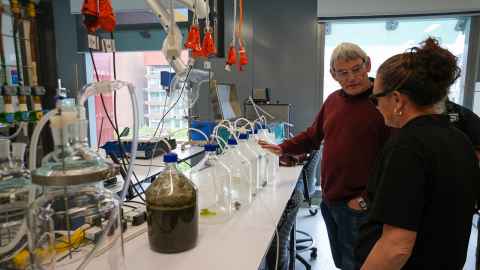 One of the workshops looked at how the community can transform waste into valuable materials.